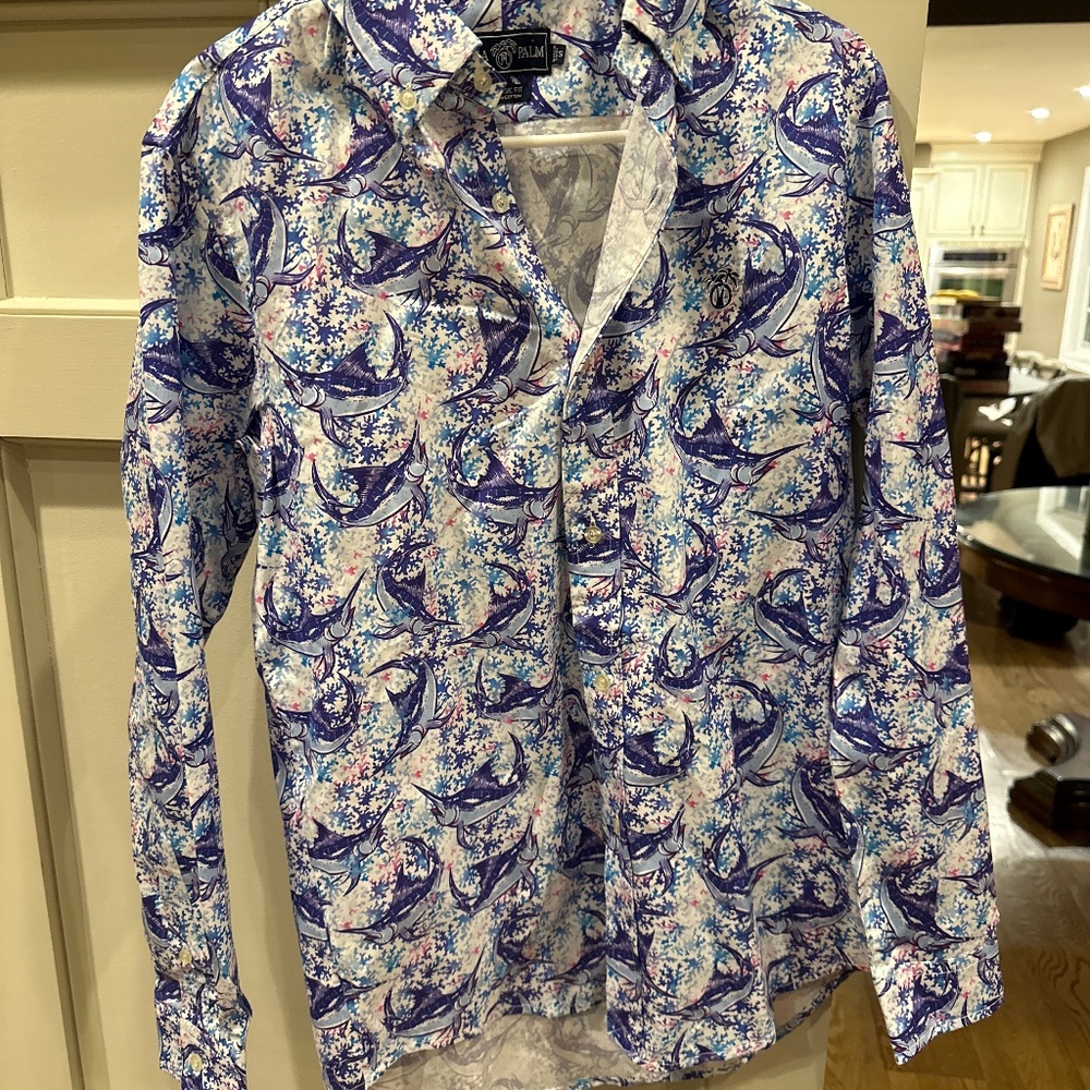 Usa Palm Button Down - image 1